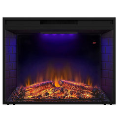 Valuxhome 33" Electric Fireplace Insert for Existing Fireplace or TV Stand with Multi Flame Modes