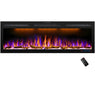 Recessed&Wall-Mounted Electric Fireplace with Ultra Slim Frame-BIG